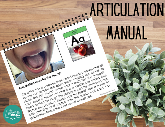 Articulation Manual & Teaching Videos