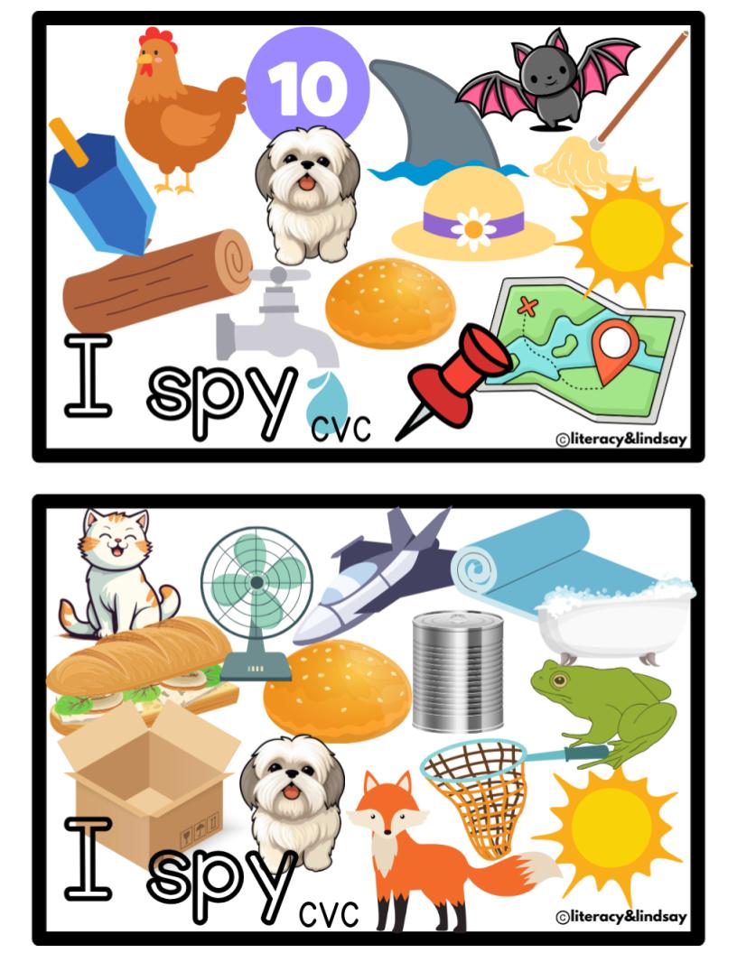 I Spy Mats- Alphabet & CVC Words