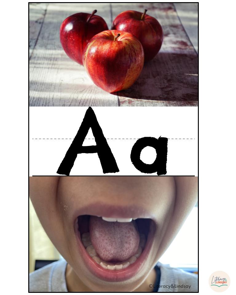 Articulation Alphabet - with real pictures