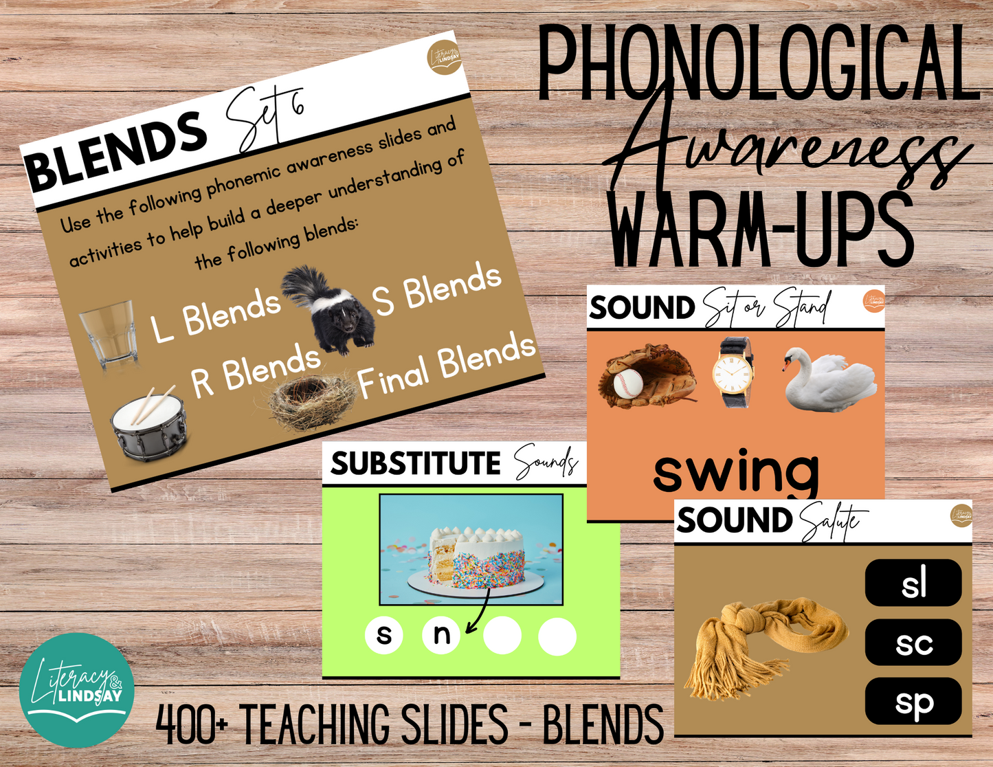 Warm Up - Blends Set 6 / Teaching Slides