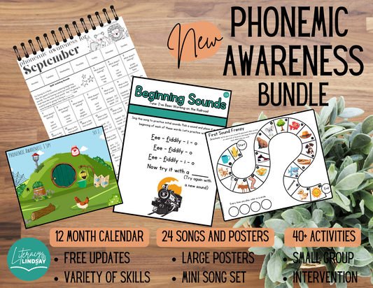 Phonemic Awareness Classroom Bundle