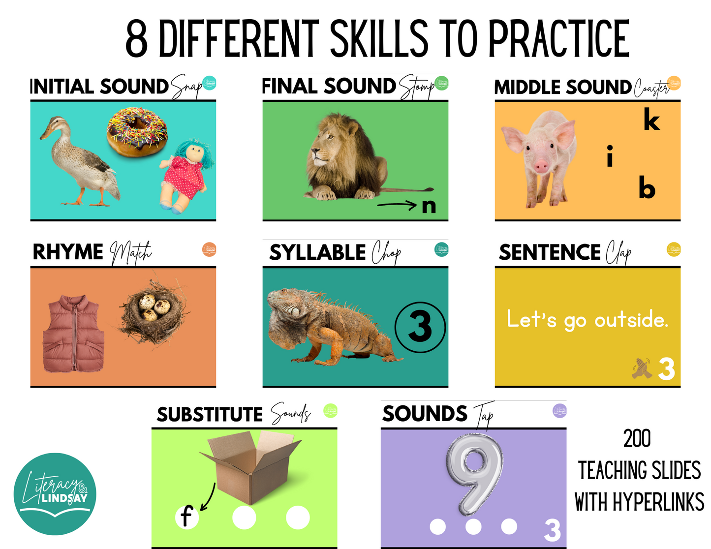 Phonological Awareness Warm Up SET 2- Teacher Slides