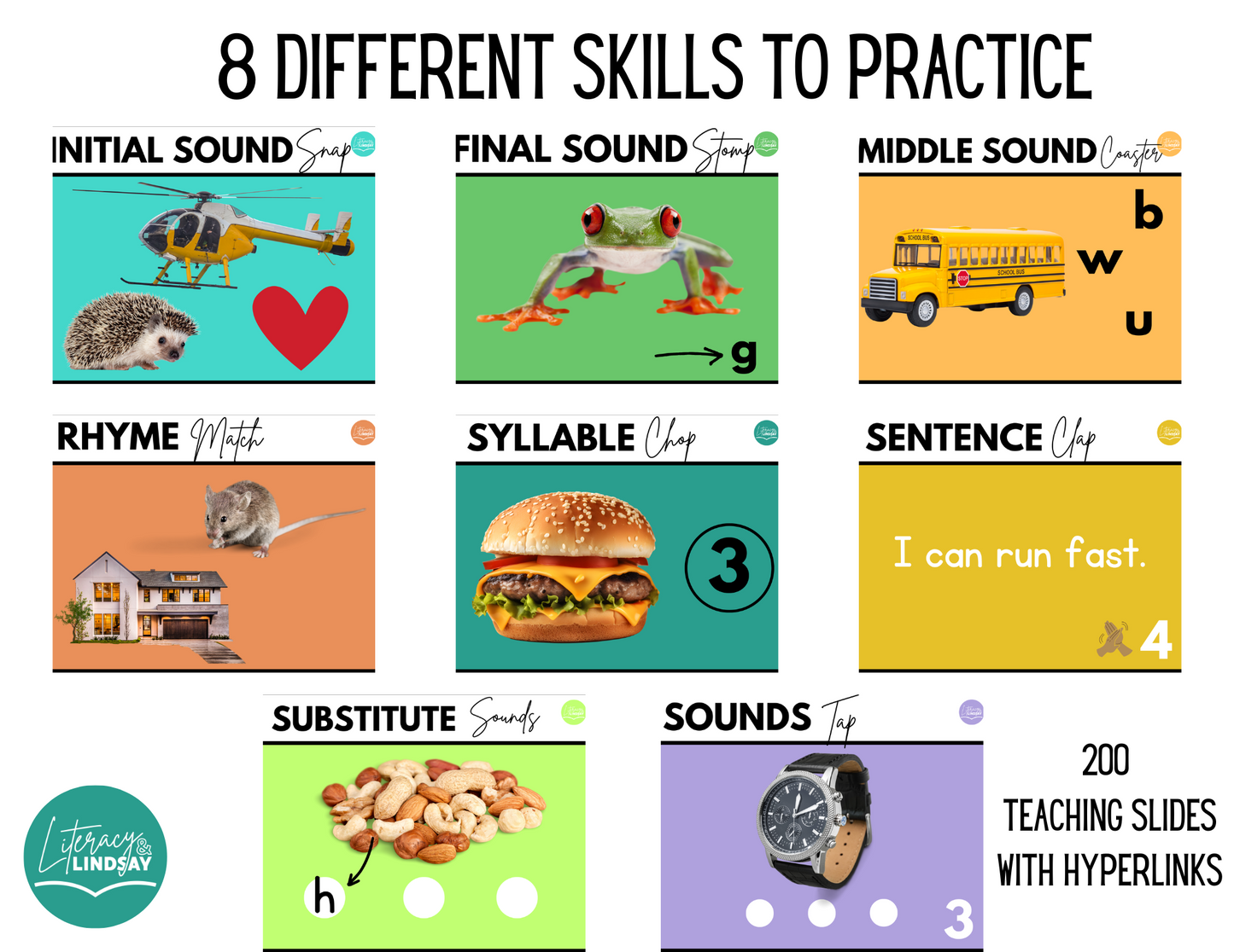 Phonological Awareness Warm Up- SET 3 Teacher Slides