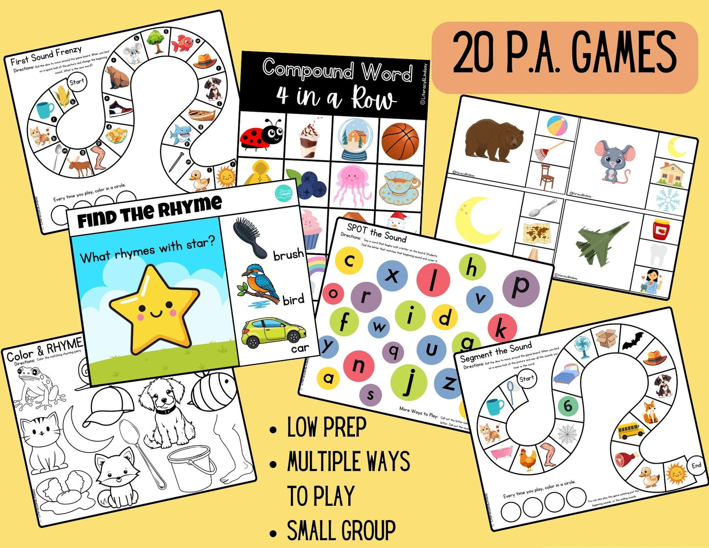 Phonemic Awareness Classroom Bundle