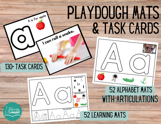 Playdough Mat BUNDLE & Task Cards