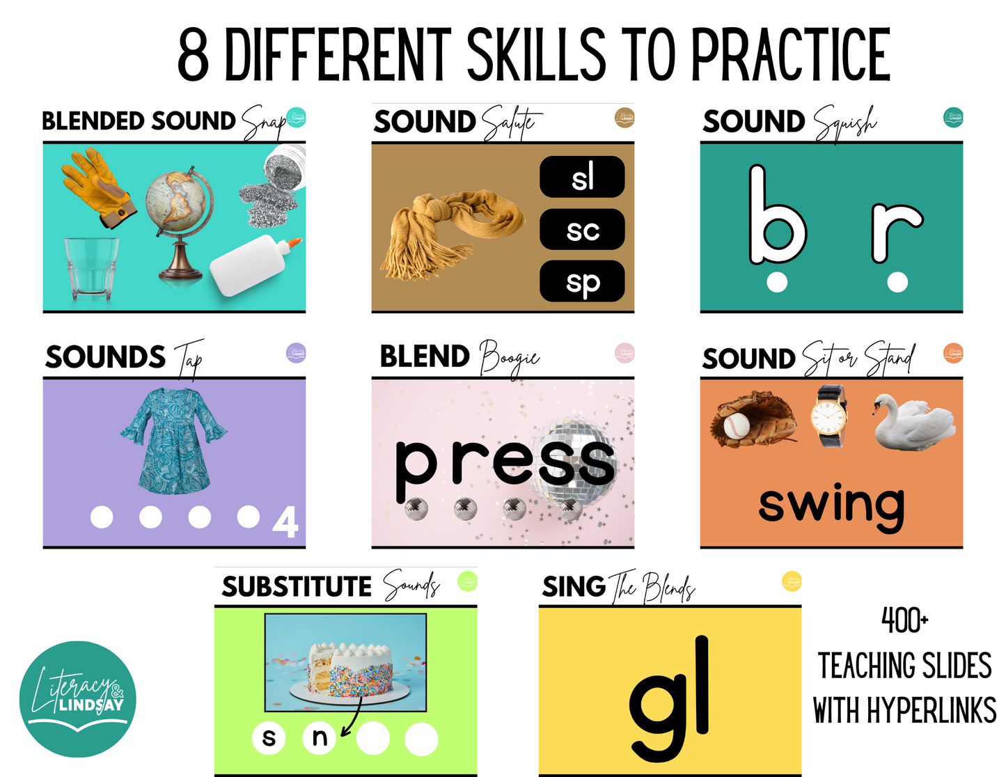 Warm Up - Blends Set 6 / Teaching Slides