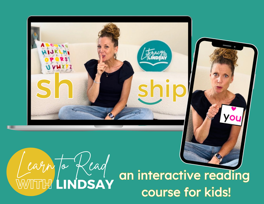 Learn to Read with Lindsay - Interactive Course for Kids: PART 1