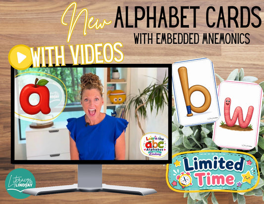 ABC Flash Cards and Learning Videos- Embedded Mnemonics