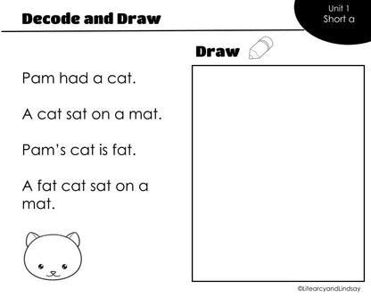 Decode & Draw - CVC Words