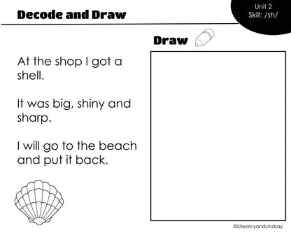 Decode & Draw - Blends and Digraphs