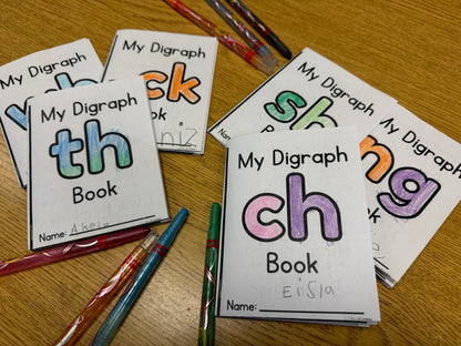 Blends & Digraphs Printable Mini Books