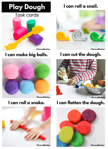 Playdough Mat BUNDLE & Task Cards