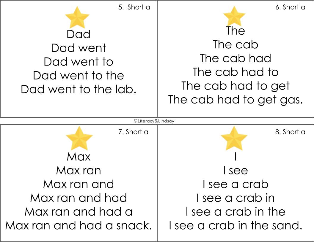 Sentence Pyramids