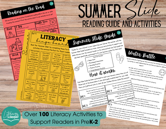 Summer Slide Reading Guide and Activities