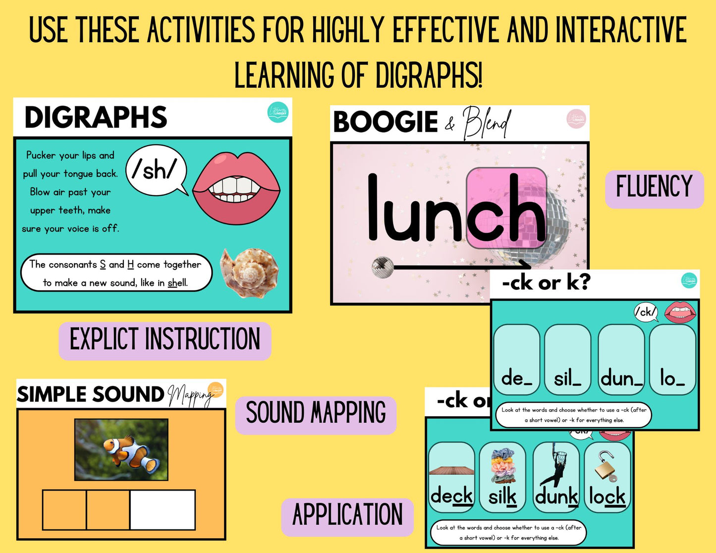 Digraphs Slides Set 5 / Interactive Teaching Slides