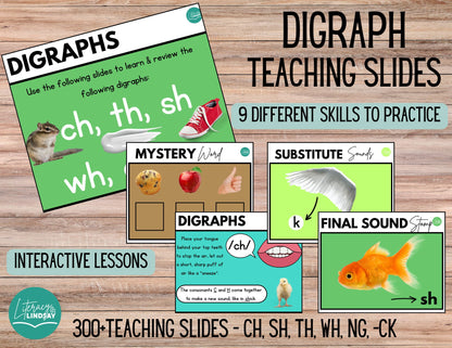 Digraphs Slides Set 5 / Interactive Teaching Slides