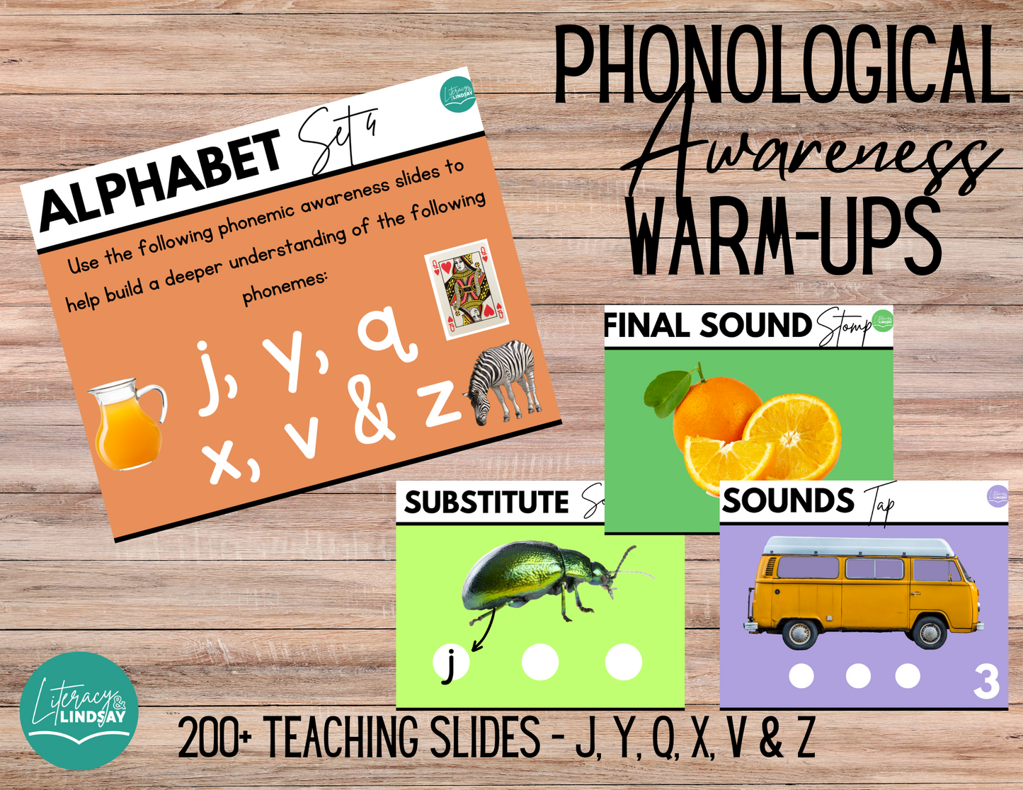 Phonological Awareness Warm Up SET 4- Teaching Slides