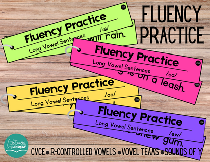 Phonics Fluency Practice- Grab & Go