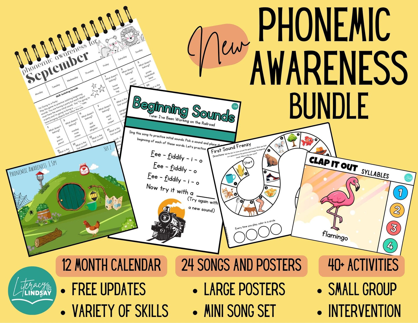 Phonemic Awareness Classroom Bundle