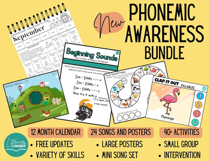 Phonemic Awareness Classroom Bundle