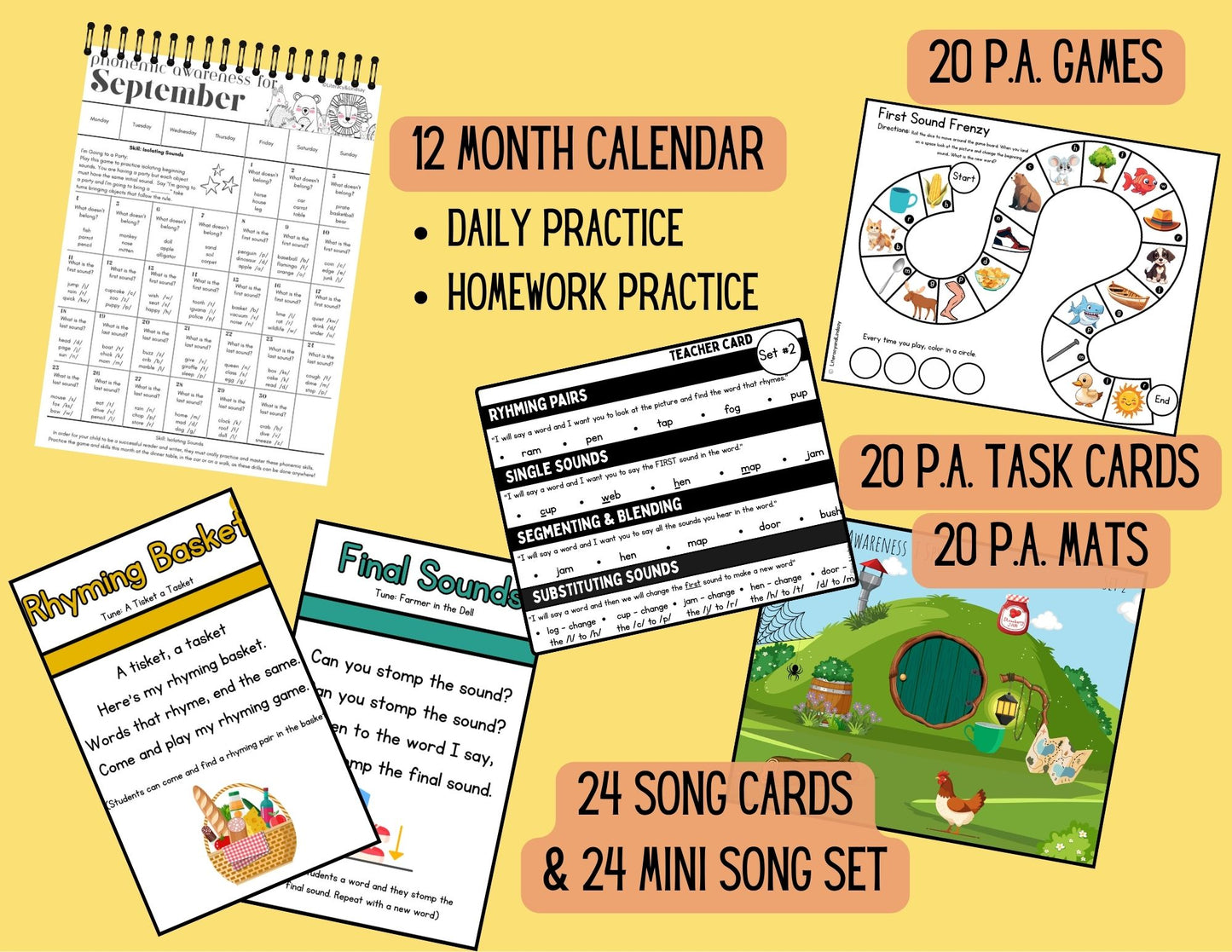 Phonemic Awareness Classroom Bundle