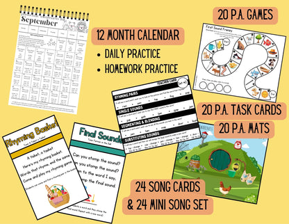 Phonemic Awareness Classroom Bundle