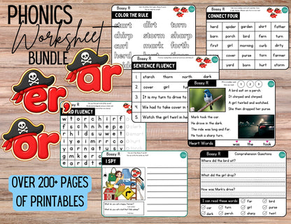 200+ Phonics BUNDLE & Cartoons
