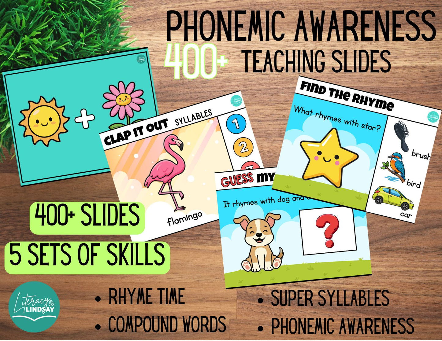 Phonemic Awareness - 400+ Teaching Slides
