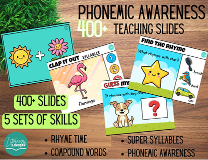 Phonemic Awareness - 400+ Teaching Slides