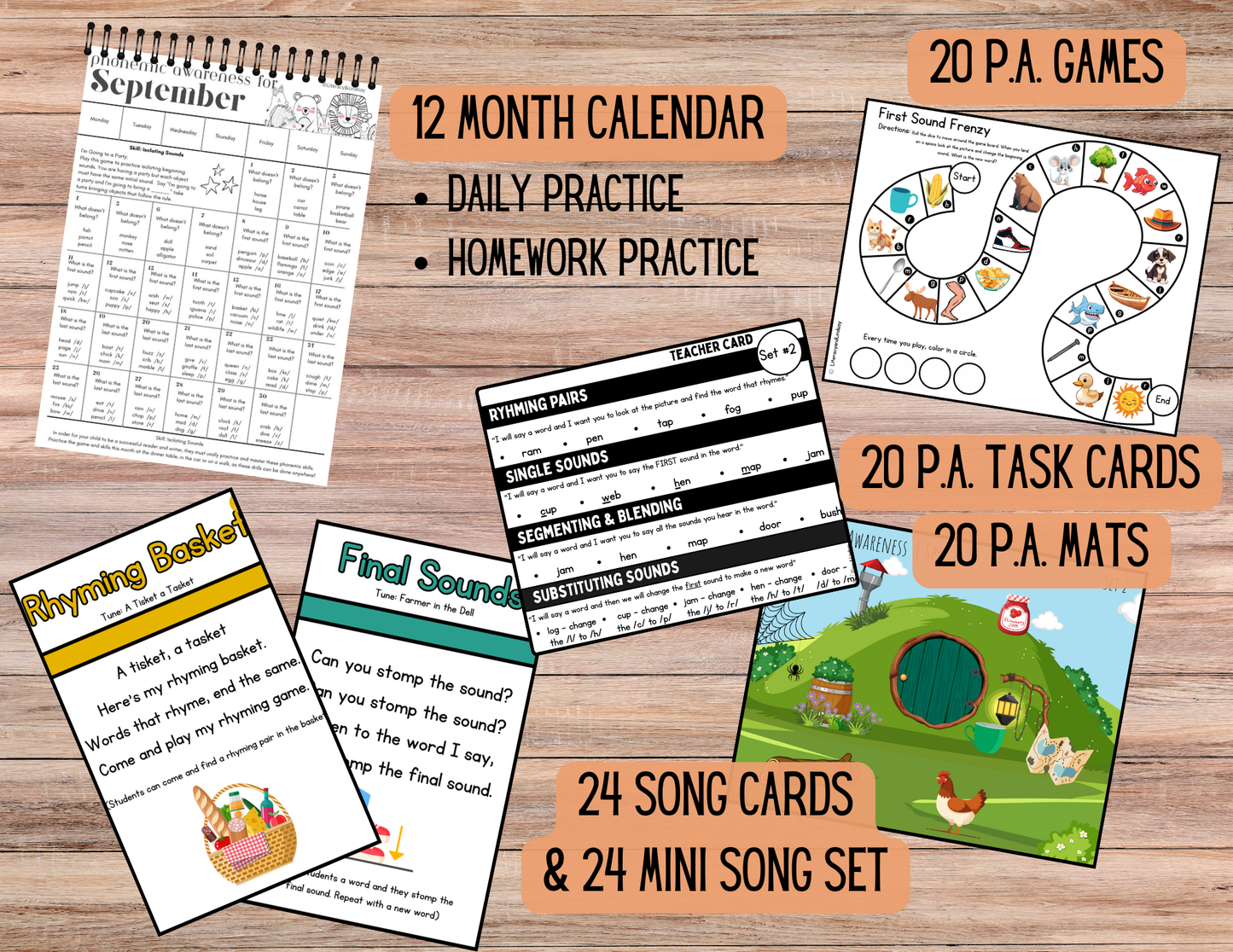 Phonemic Awareness Classroom Bundle