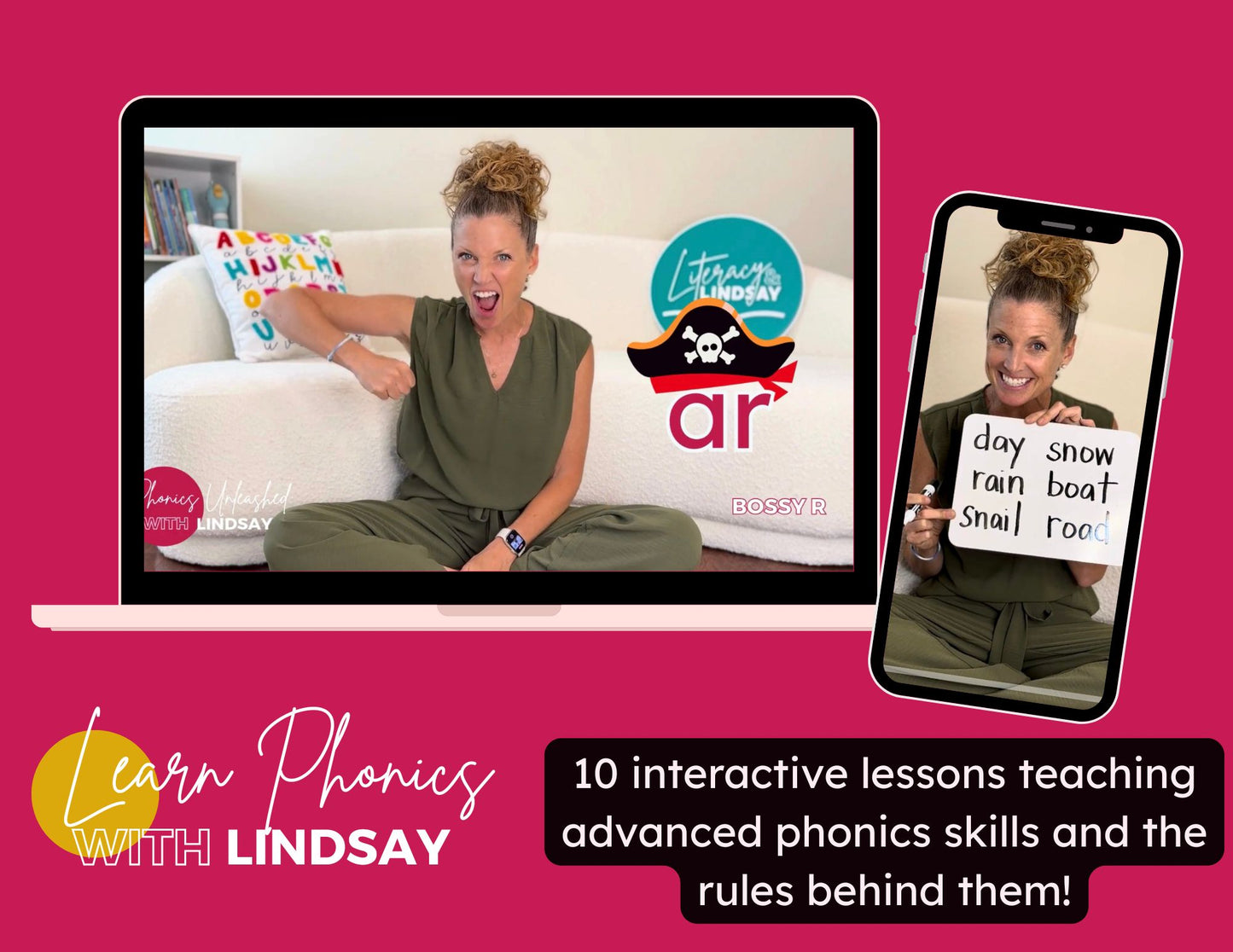 Learn Phonics with Lindsay - Course for KIDS : PART 2