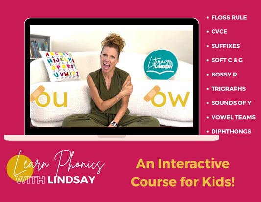 Learn Phonics with Lindsay Course for KIDS- PART 2