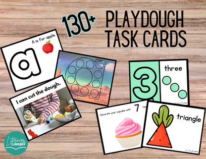 Playdough Mat BUNDLE & Task Cards