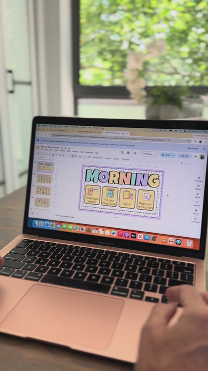 Back to School Routines Slides, Songs & MORE